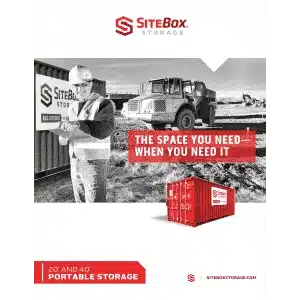 SiteBox storage portable storage brochure