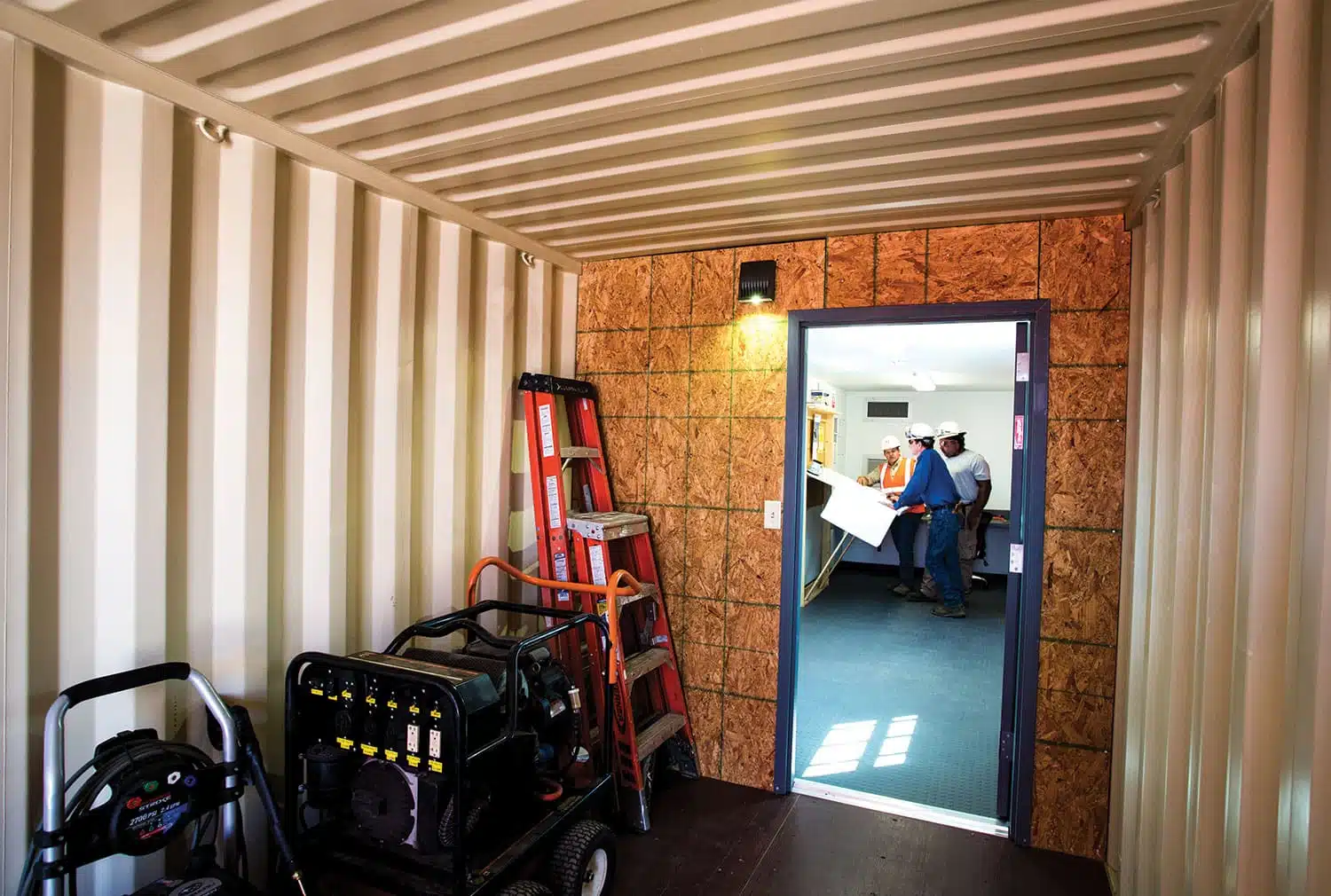 SiteBox mobile office and storage combo unit