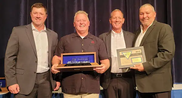 RedGuard team accepting the ATA President's Trophy