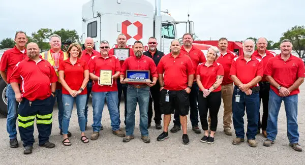 RedGuard team with a Best Small Fleet award