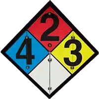 NFPA 704 hazard diamond